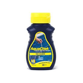 AquaChek teststrips vrij chloor test yellow 50 stuks