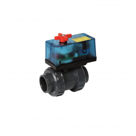 Elektrische 2-weg klep D63 PVC 230V-ECO