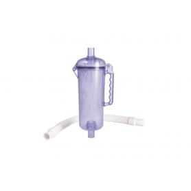 Transparante bladvanger met afvalzak